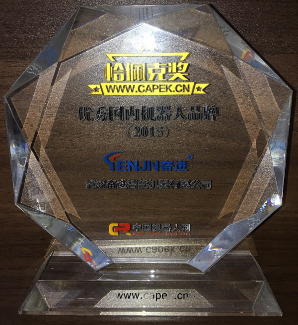 優(yōu)秀國內(nèi)機(jī)器人品牌（2015）-恰佩克獎(jiǎng)